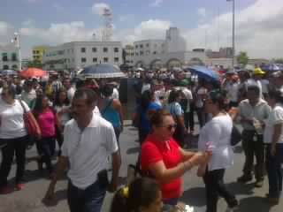 Anuncian sindicatos mega marcha en Villahermosa.
