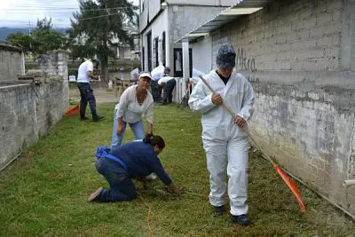 Policía Federal transforma escuelas de Oaxaca