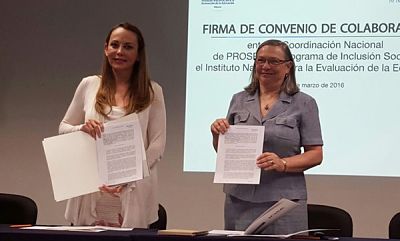 INEE y PROSPERA firman convenio en materia educativa