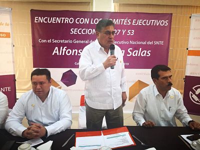 El SNTE jamás va a someter con chantajes al Gobierno ni a la sociedad: Cepeda Salas.