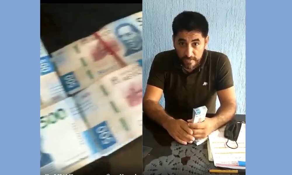 Video | Maestro le prende fuego a un millón de pesos