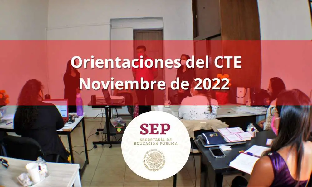 Orientaciones segunda sesión del CTE en PDF: noviembre de 2022
