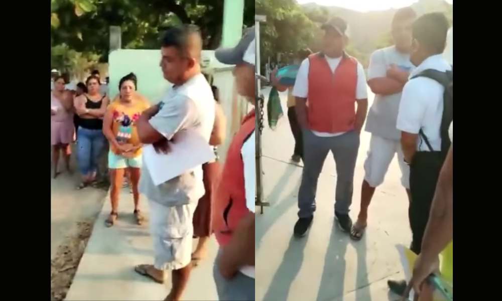 Padres de familia prohíben la entrada a una estudiante por no usar falda en Secundaria de Oaxaca