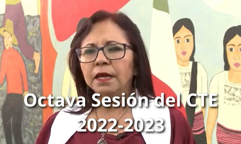 Video | Mensaje de Leticia Ramírez Octava Sesión del CTE 2022-2023 (Junio de 2023)