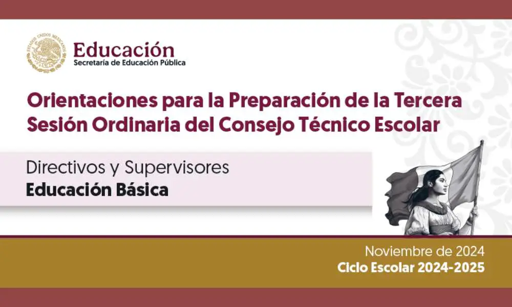 CTE Noviembre 2024: Orientaciones Tercera Sesión Ordinaria del CTE 2024-2025