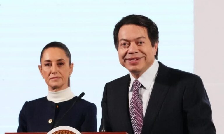 Claudia Sheinbaum y Mario Delgado
