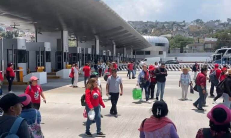 Protesta de la CNTE