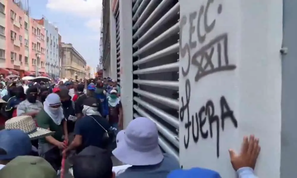 SNTE: Violencia no es el camino para resolver demandas magisteriales