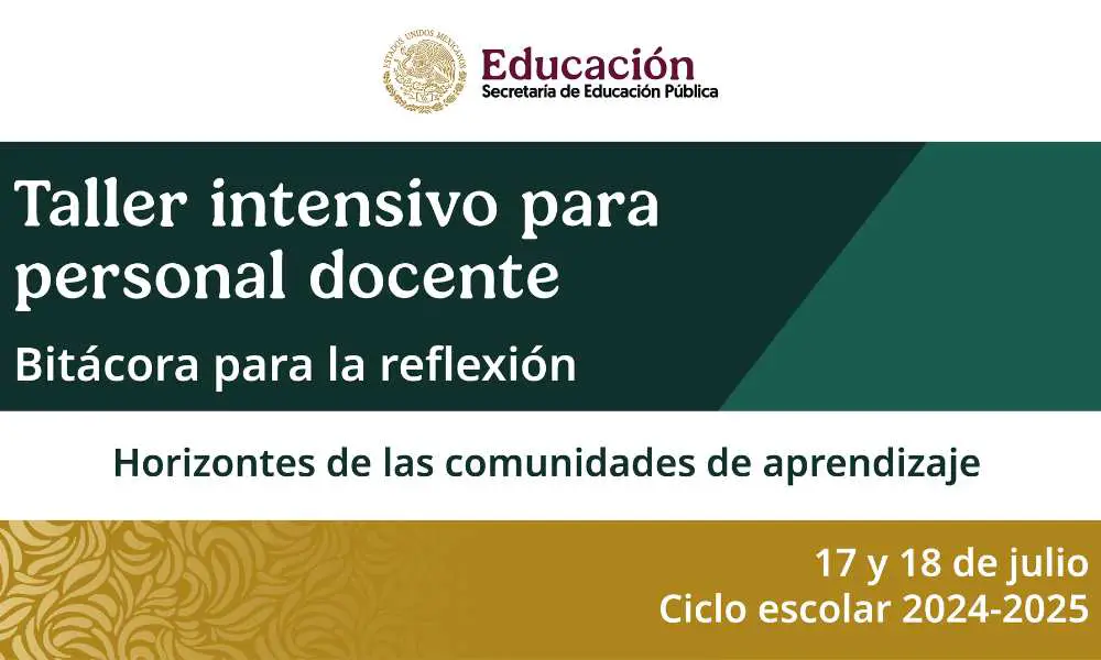 Taller intensivo para docentes: Julio de 2025