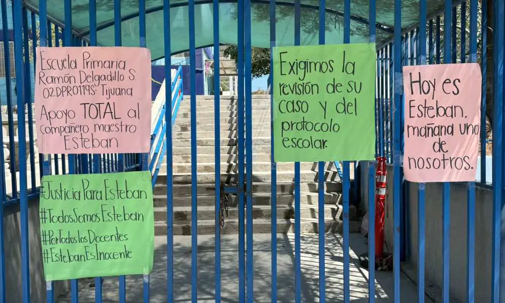 Apoyo para el maestro Esteban