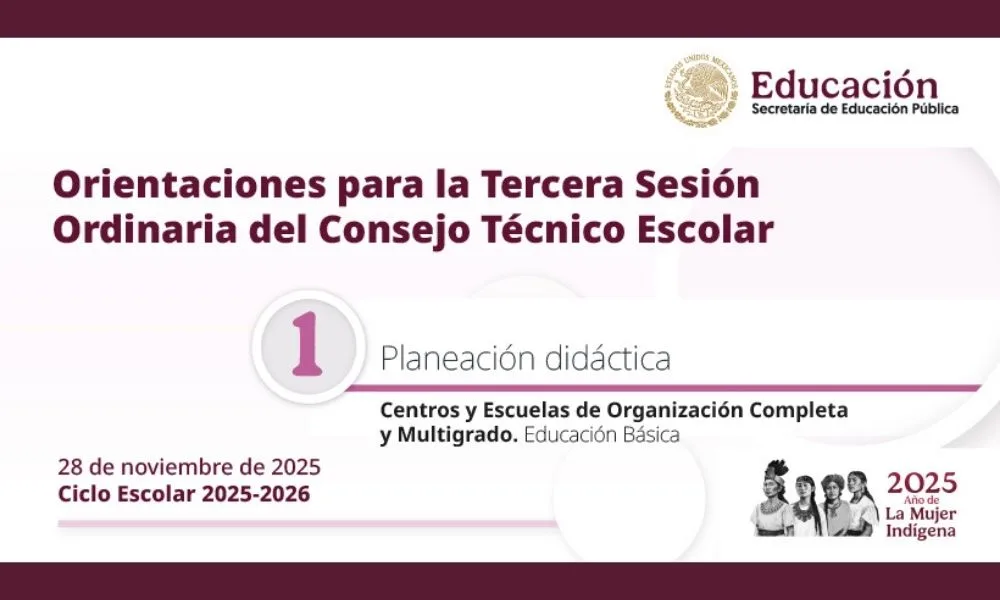 CTE noviembre 2025: Recursos e Insumos. Tercera Sesión del CTE 2025-2026