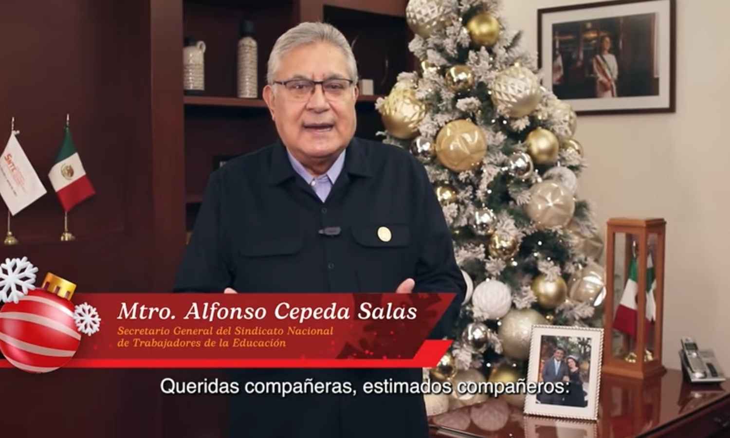 Cepeda Salas fija agenda política del SNTE para 2026