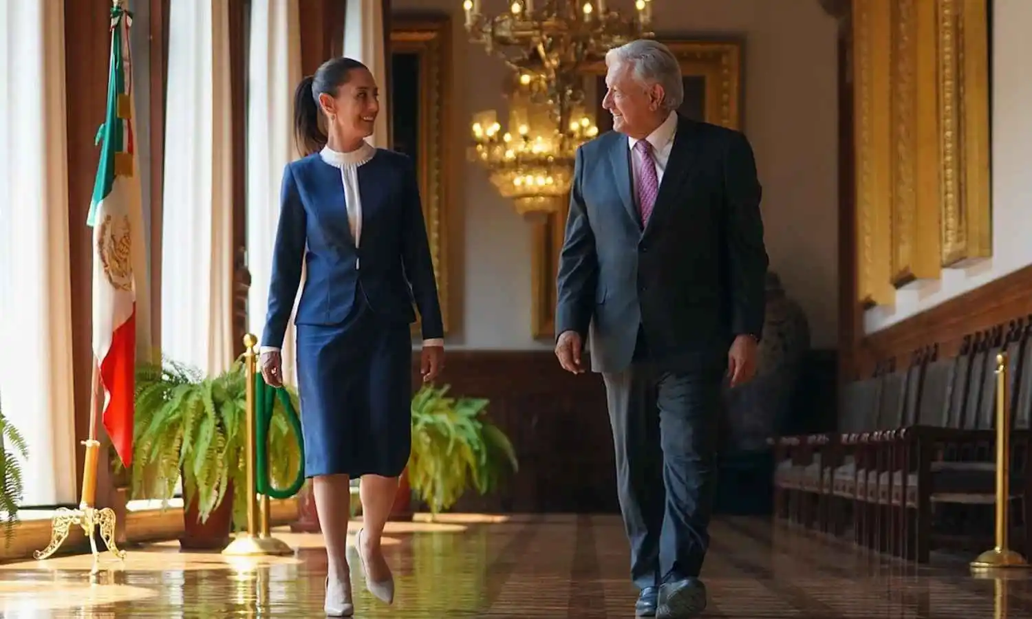 Claudia Sheinbaum y Andrés Manuel López Obrador