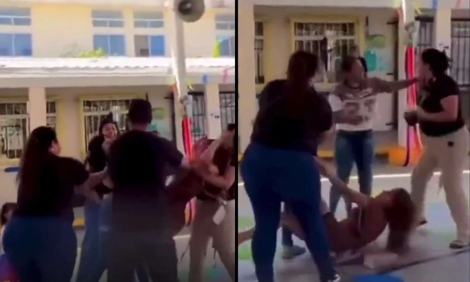 De festival a ring: madres protagonizan pelea en jardín de niños