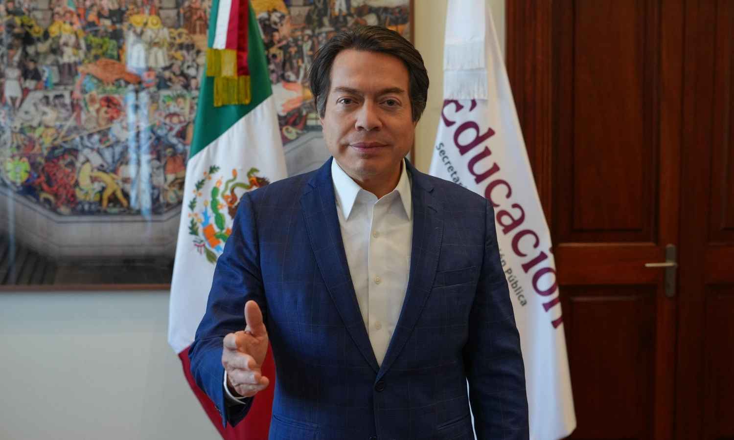 ¿Guiño a la CNTE? Mario Delgado presume inversión histórica y beneficios al magisterio