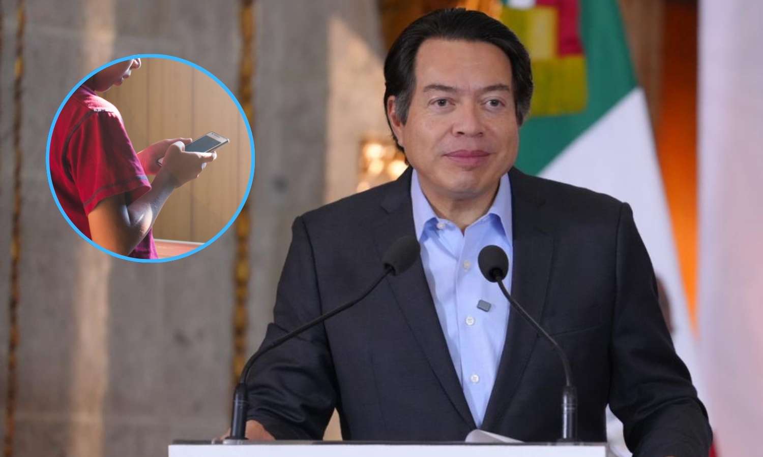 Mario Delgado sobre uso de celulares