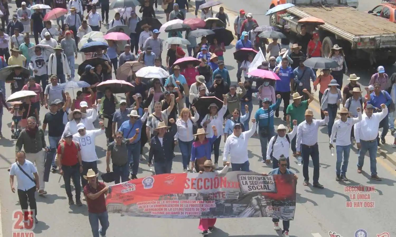 CNTE en protesta