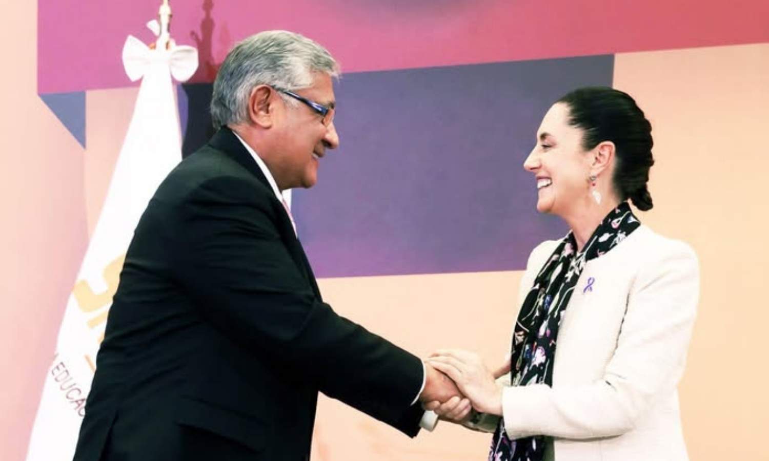 Sheinbaum respaldo del SNTE